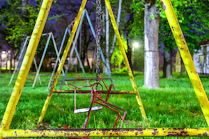 broken swing